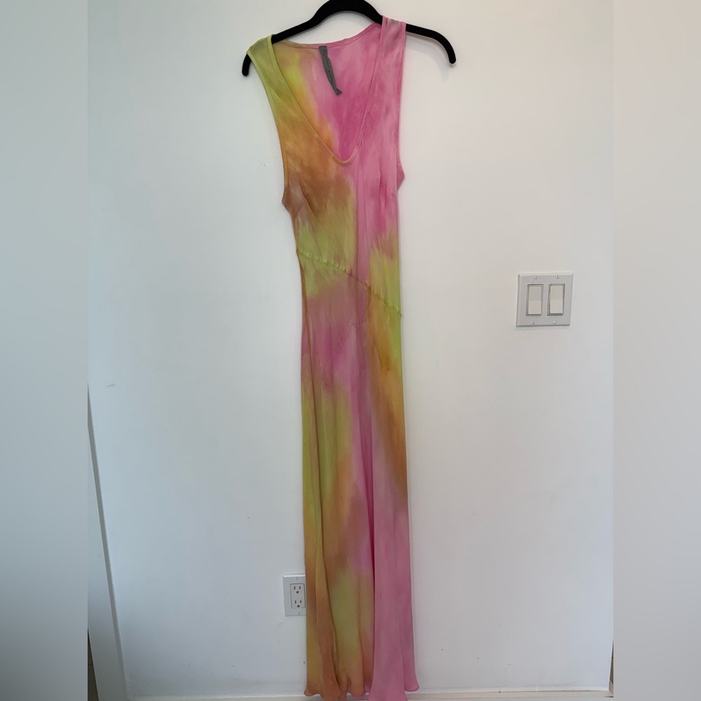 Raquel Allegra - Tie-Dye Sleeveless Maxi Dress